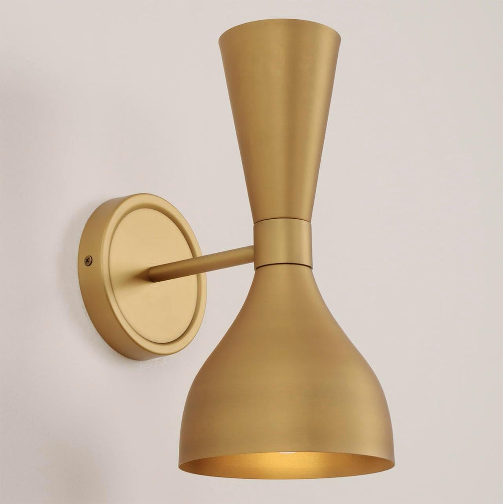 Brass Gold Modern Wall Sconce