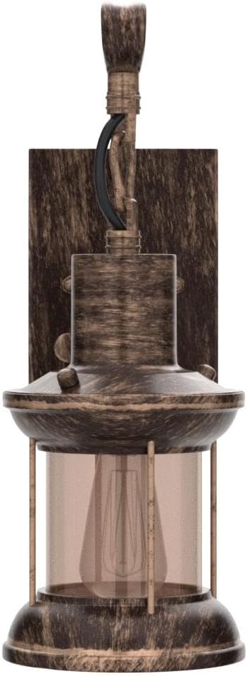 Antique Bronze Plug-in Wall Sconce 1 Pack