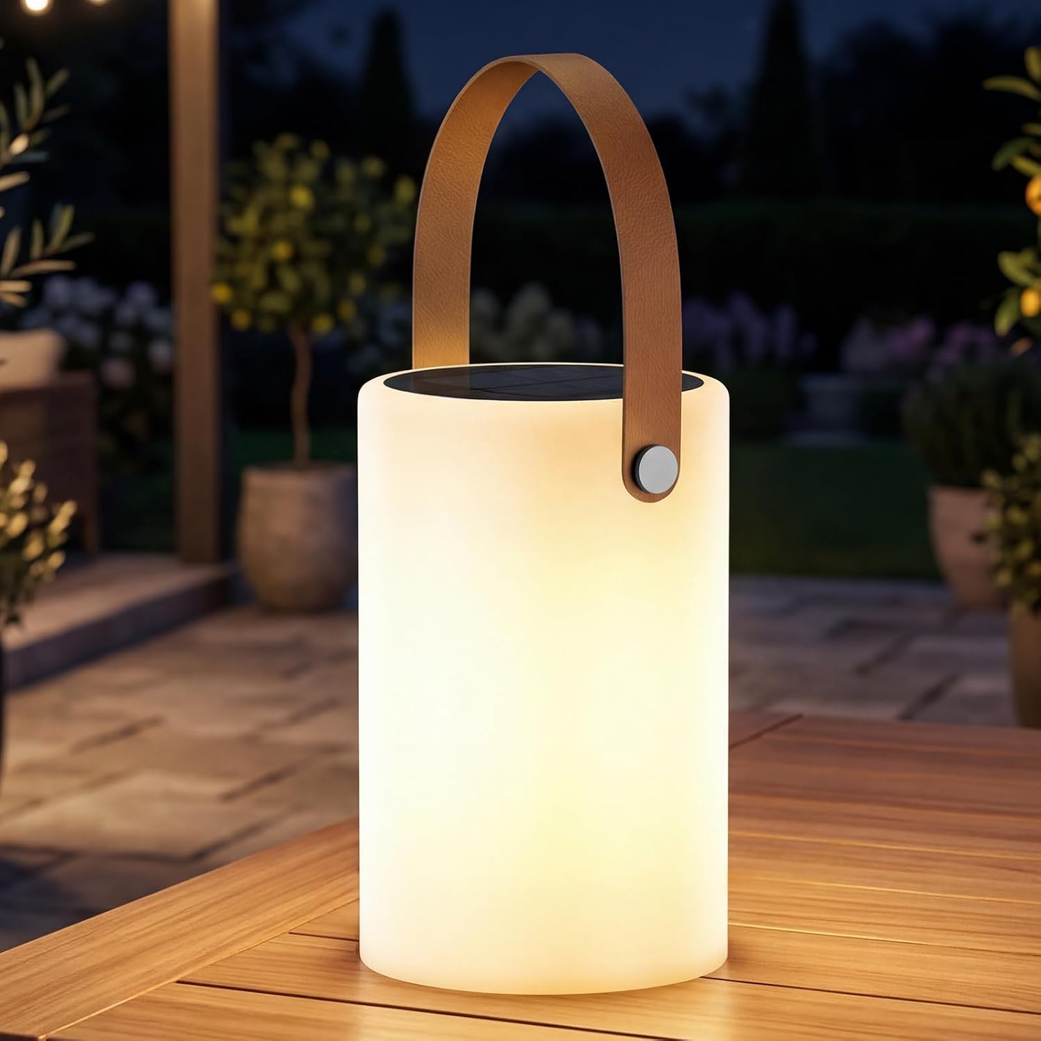 RGB Dimmable Solar Outdoor Lantern