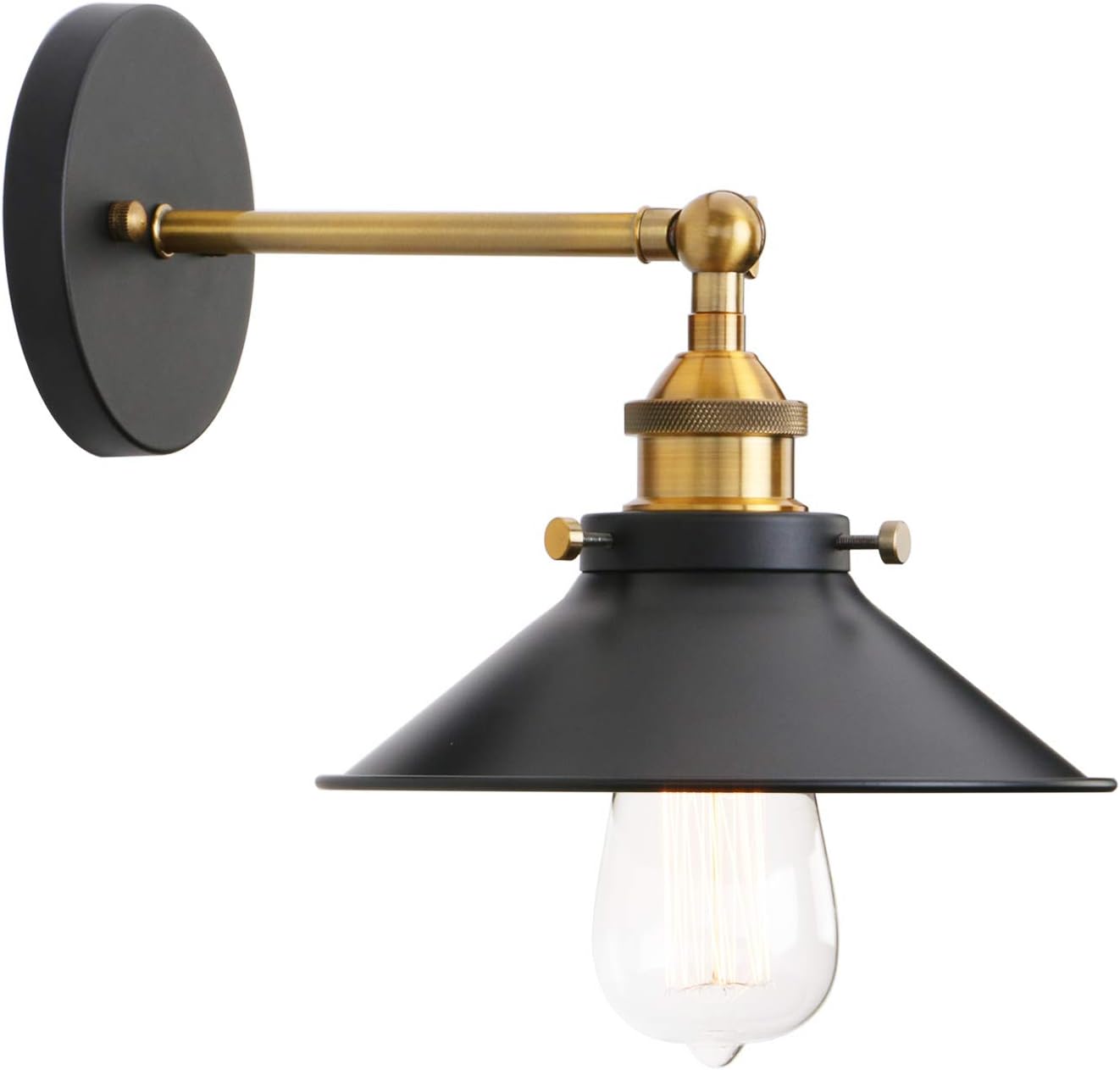 Adjustable Antique Black Wall Sconce