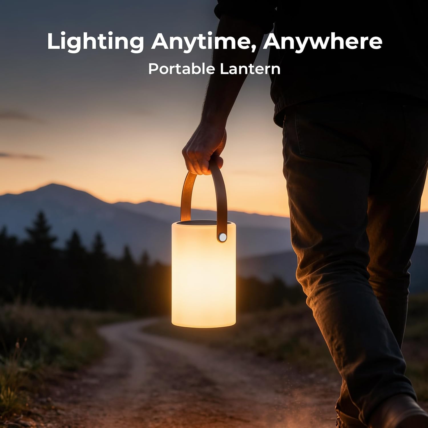 RGB Dimmable Solar Outdoor Lantern