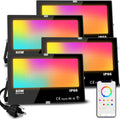 Smart RGB APP Control LED Flood Lights 4 Pack