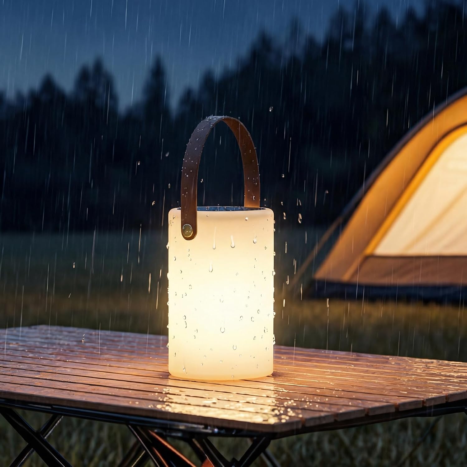 RGB Dimmable Solar Outdoor Lantern