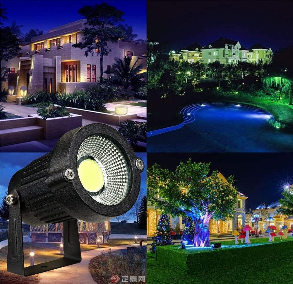 5W Plug-in Garden Spotlights Pack of 4