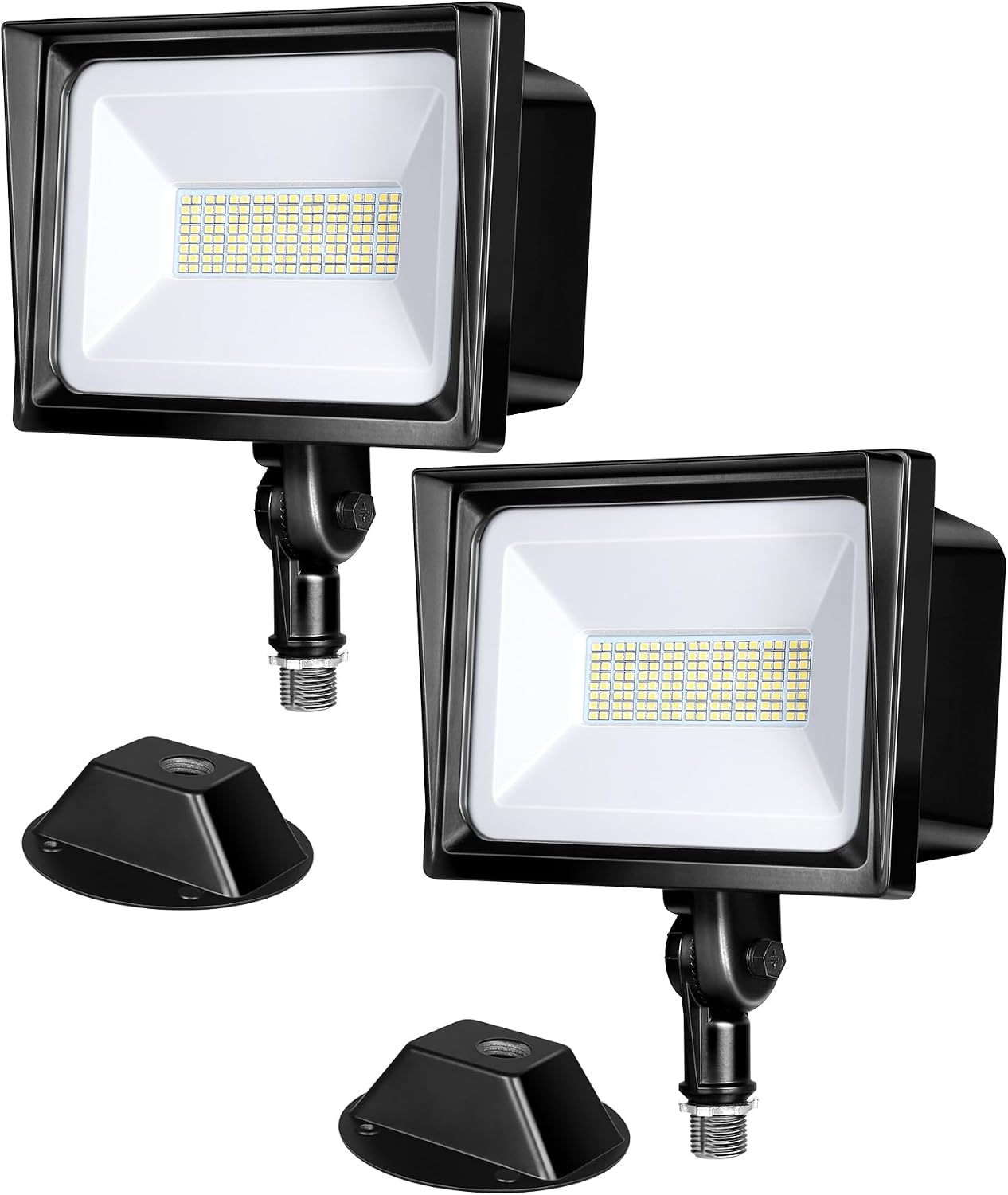 65W IP65 LED Security Flood Lights 2 Pack