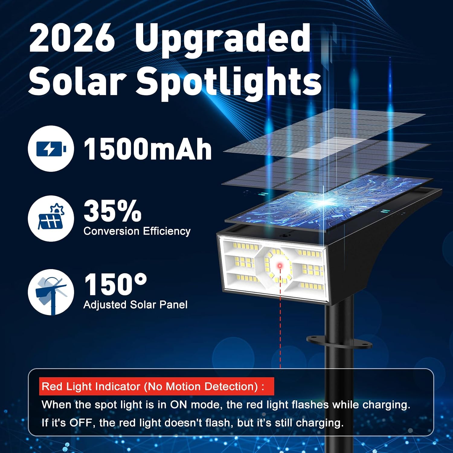 56 LED Solar Spotlights 10 Pack