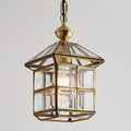 Copper Brass Outdoor Pendant Lantern Light