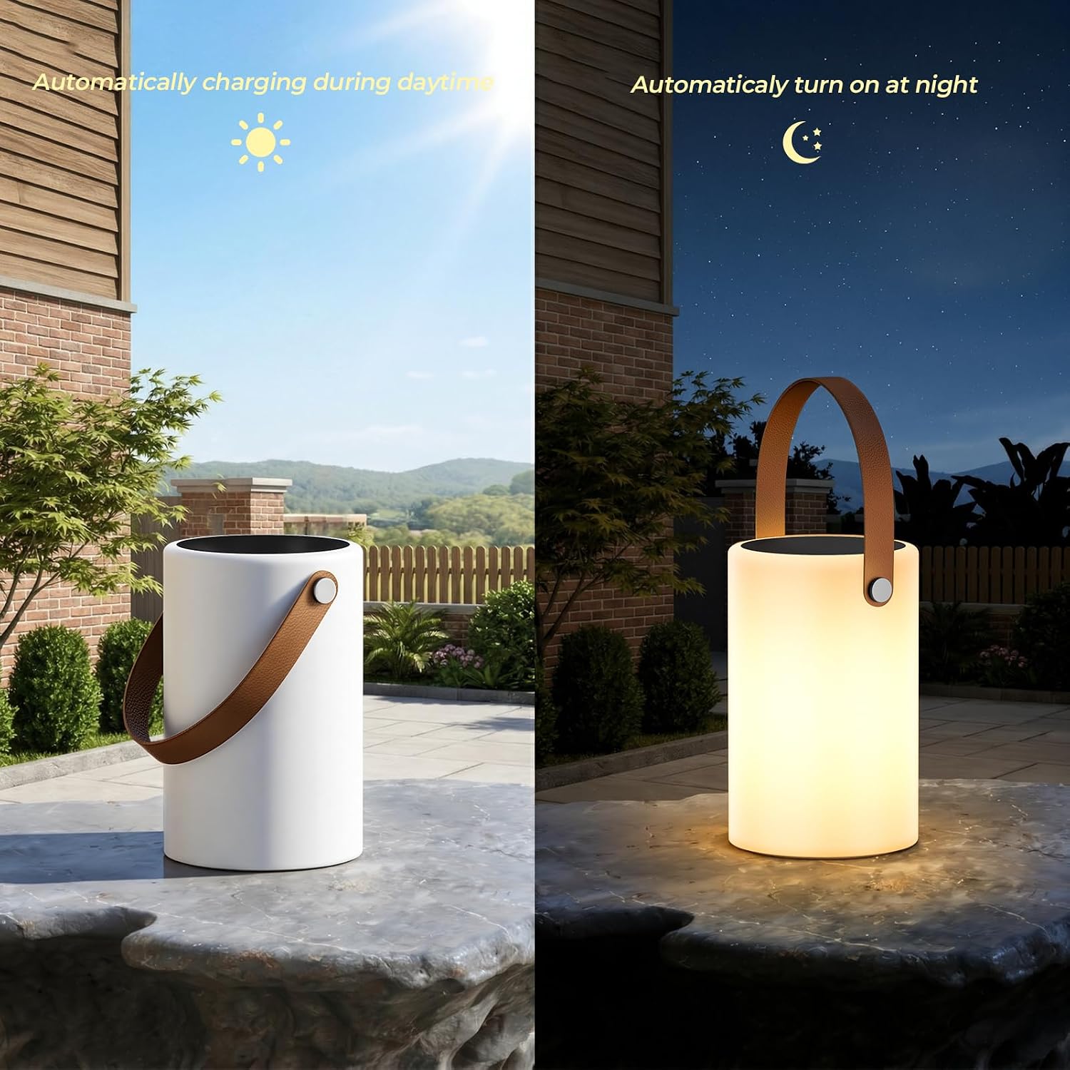 RGB Dimmable Solar Outdoor Lantern