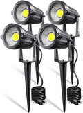 5W Plug-in Garden Spotlights Pack of 4