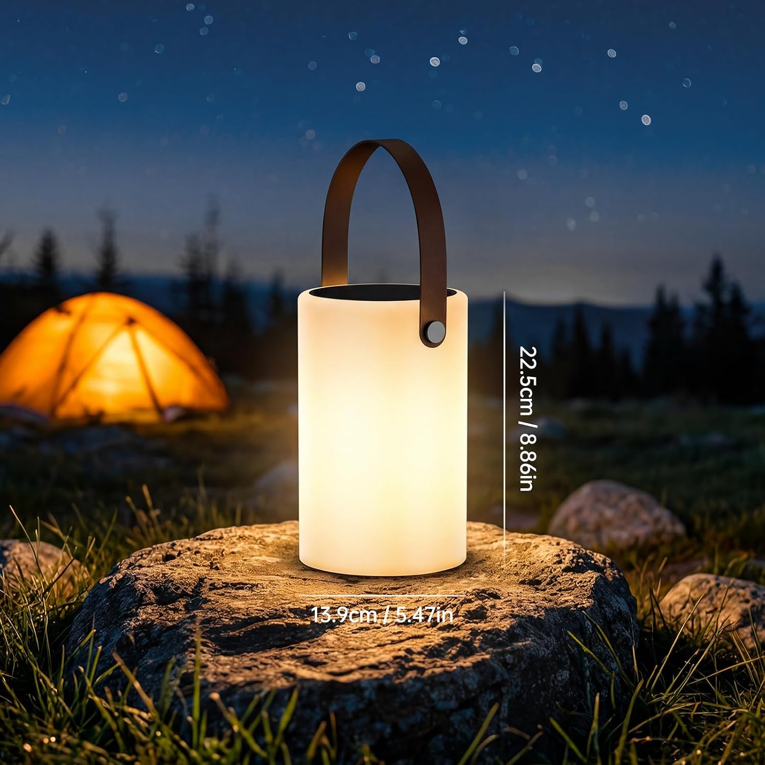 RGB Dimmable Solar Outdoor Lantern