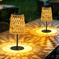 Rattan Solar Table Lamps (2 Pack)