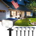 Lens LED Solar Spotlights 6 Pack