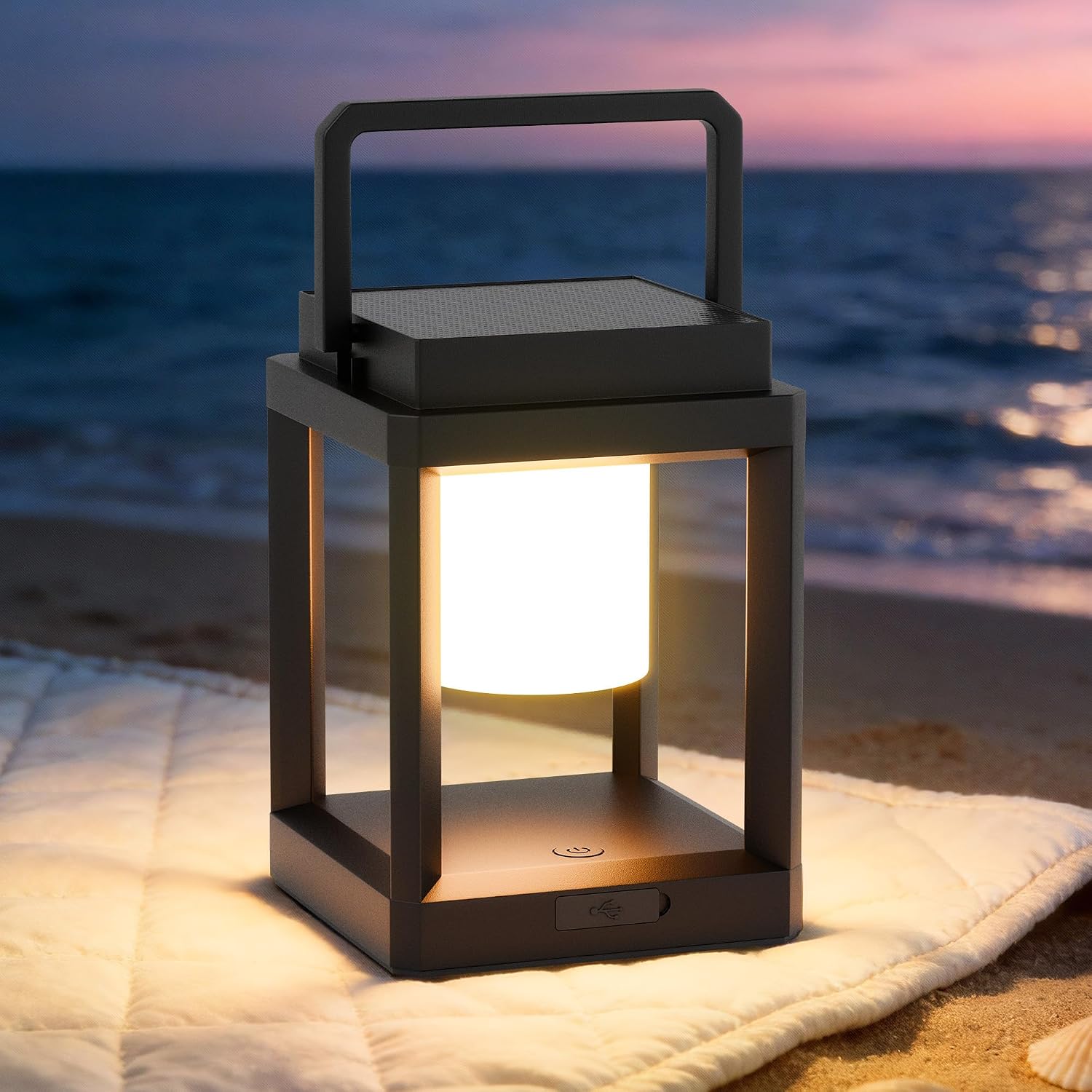 3 Brightness Solar Outdoor Table Lamp